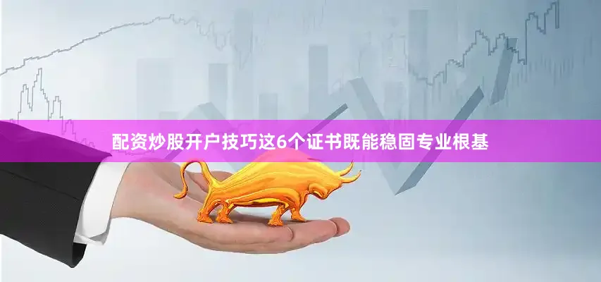 配资炒股开户技巧这6个证书既能稳固专业根基