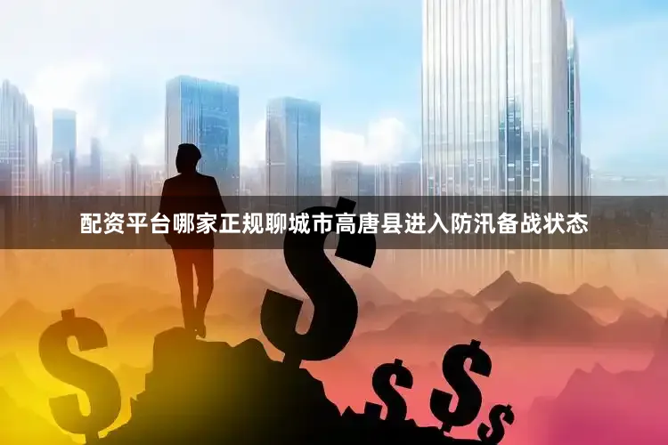 配资平台哪家正规聊城市高唐县进入防汛备战状态